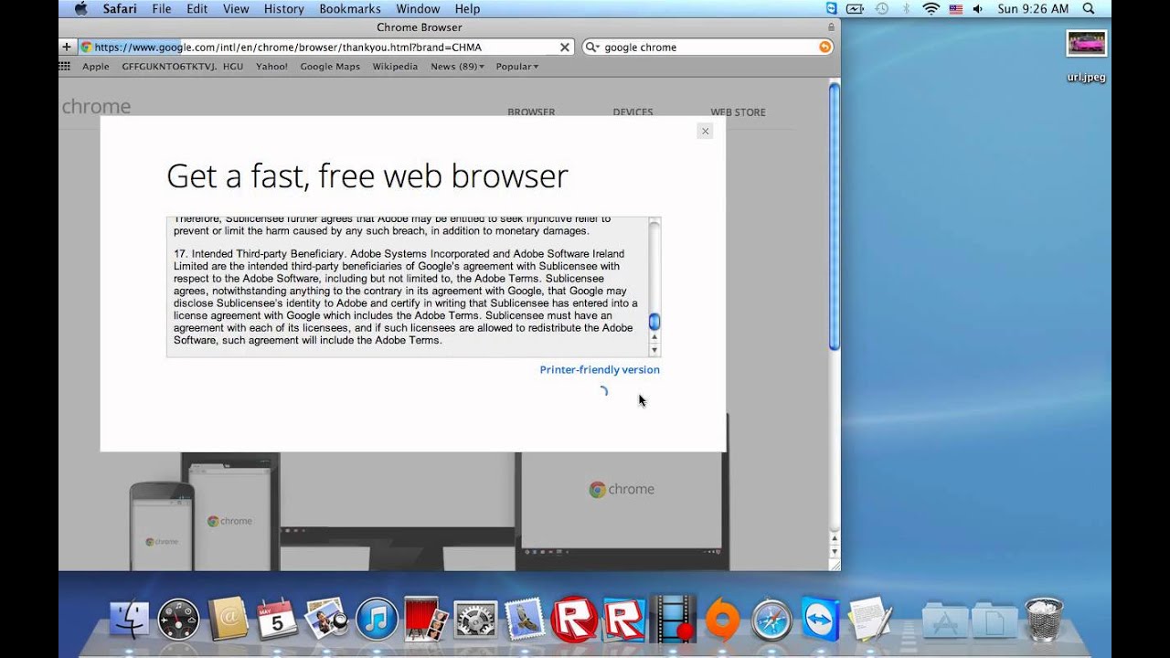 google chrome for mac os x 10.6 8 download